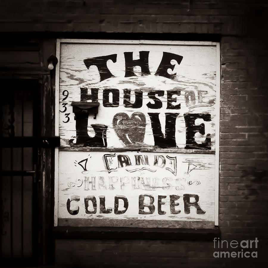 House of Love Memphis Tennessee Photograph by T Lowry Wilson