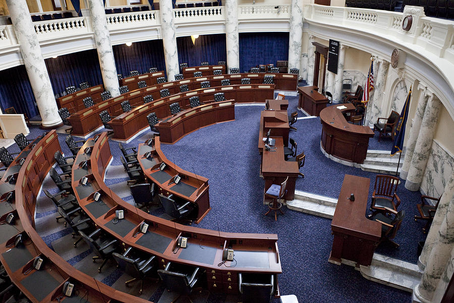 House of Representatives Chamber Idaho State Capitol Photograph by Powerofforever