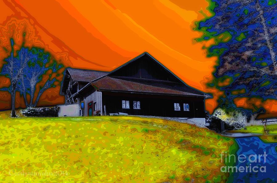 House On A Hill Digital Art by Mimulux Patricia No
