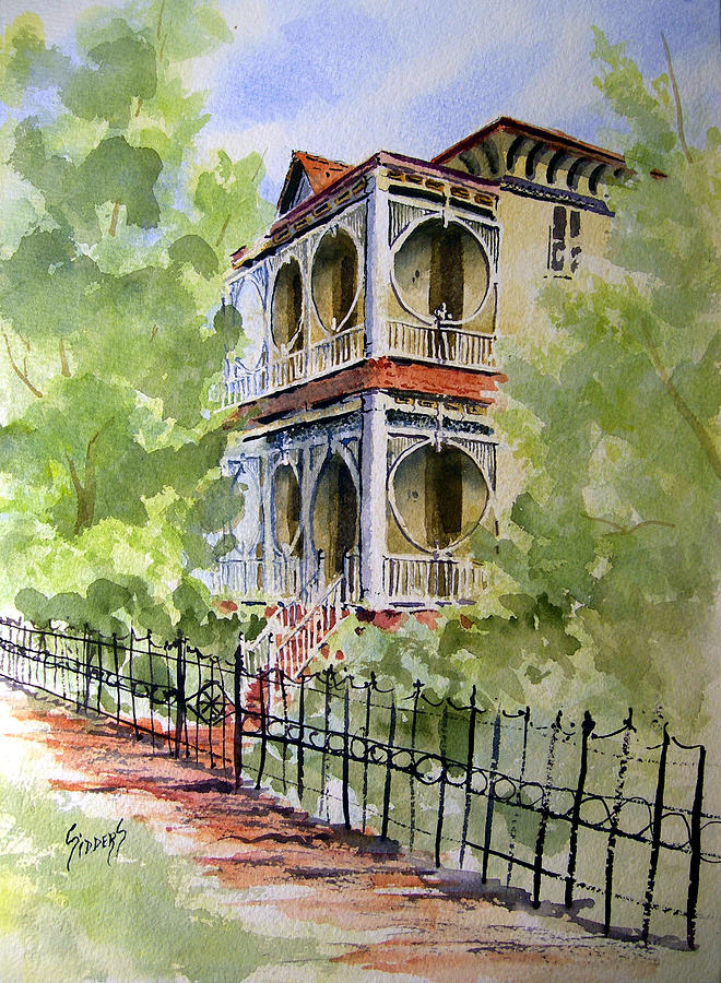 House on Spring Street Painting by Sam Sidders