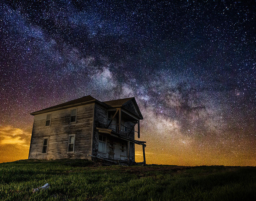 House on the Hill Photograph by Aaron J Groen