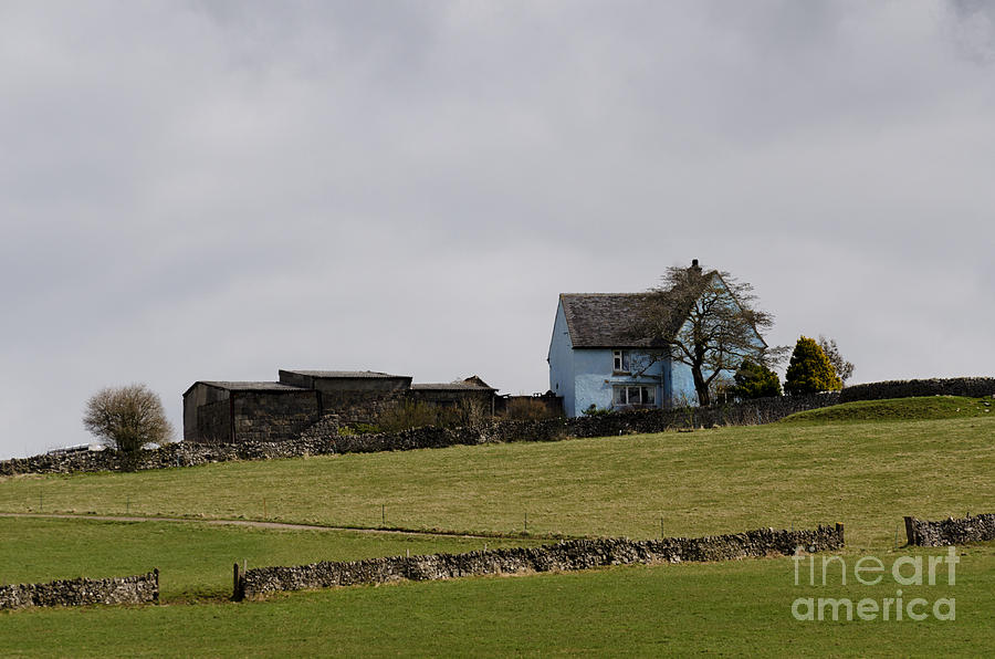 Farm Photograph - House on the hill by Steev Stamford