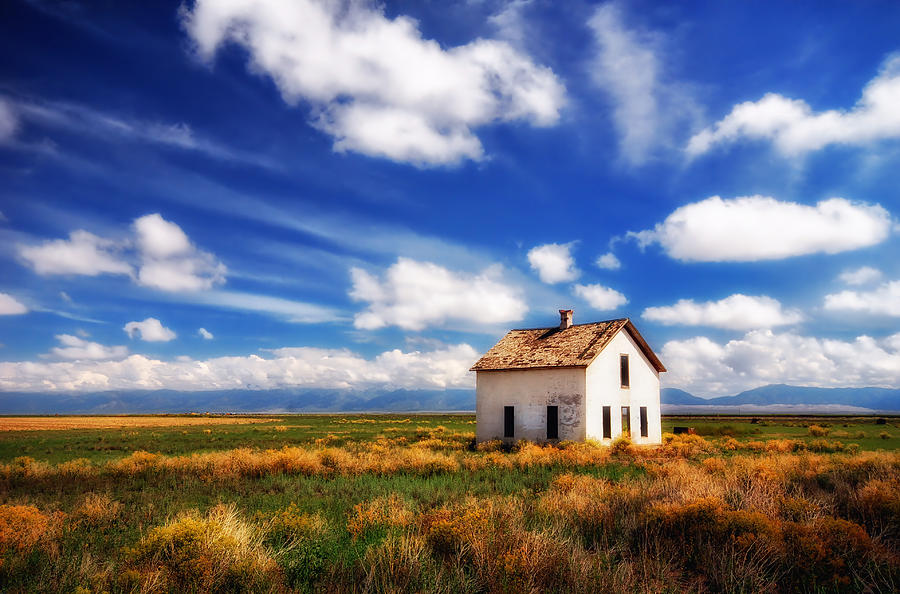 House on the Prairie Photograph by Ghostwinds Photography