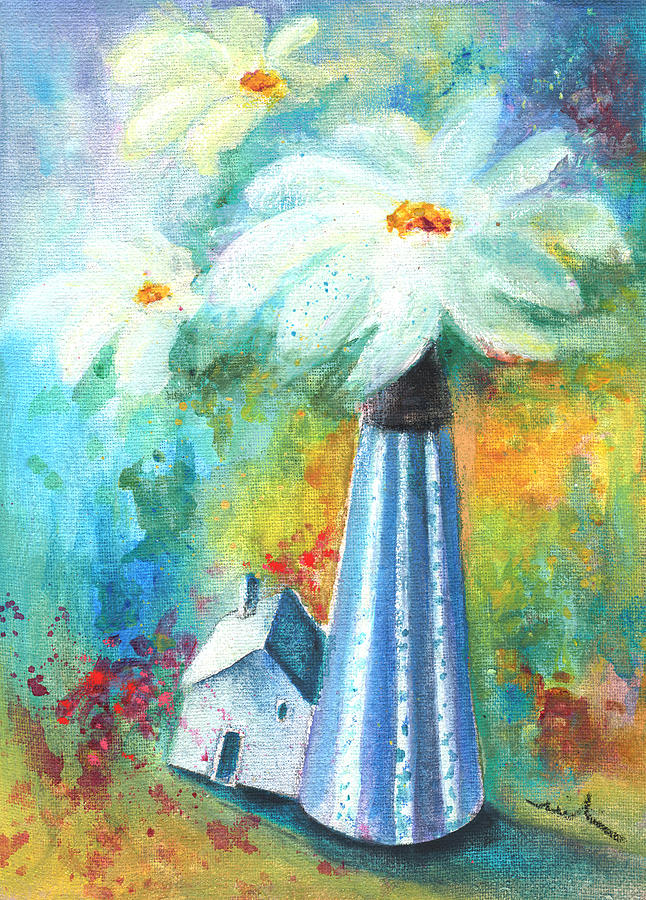 Flower Painting - House Plant by Miki De Goodaboom