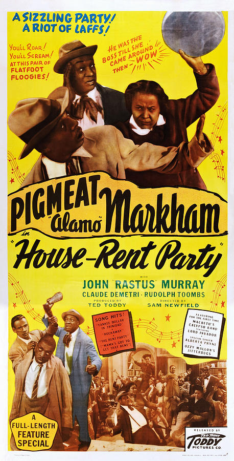 Movie Photograph - House-rent Party, Top Center And Bottom by Everett
