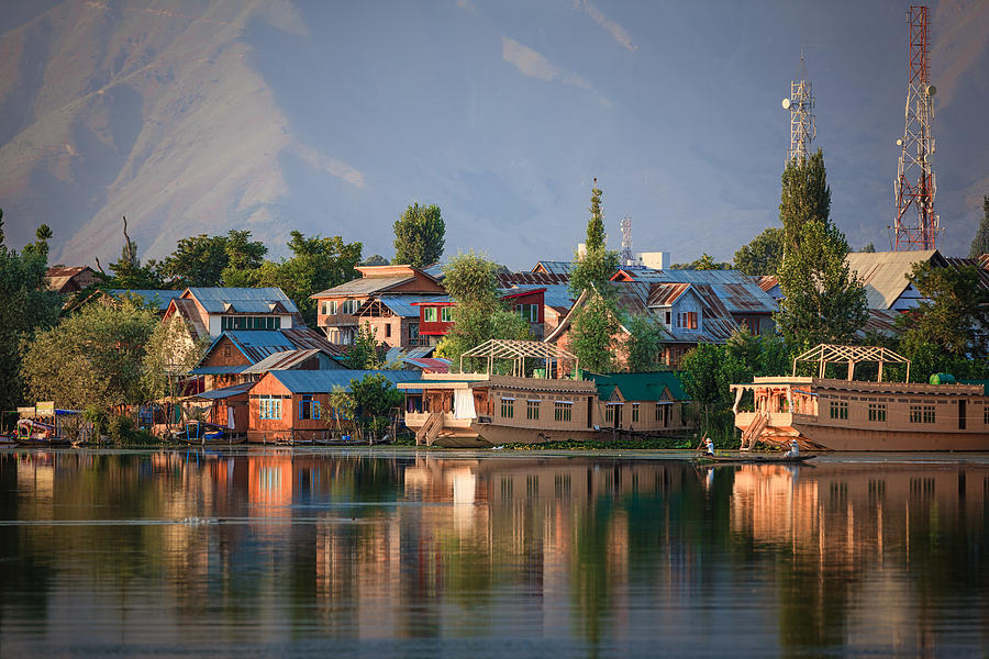 Houseboat on Nageen Lake in Srinagar, Kashmir, India Photograph by Photo by Apisak Kanjanapusit