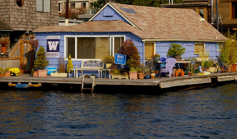 Houseboat Yard Sign without a yard Photograph by Christine Burdine ...