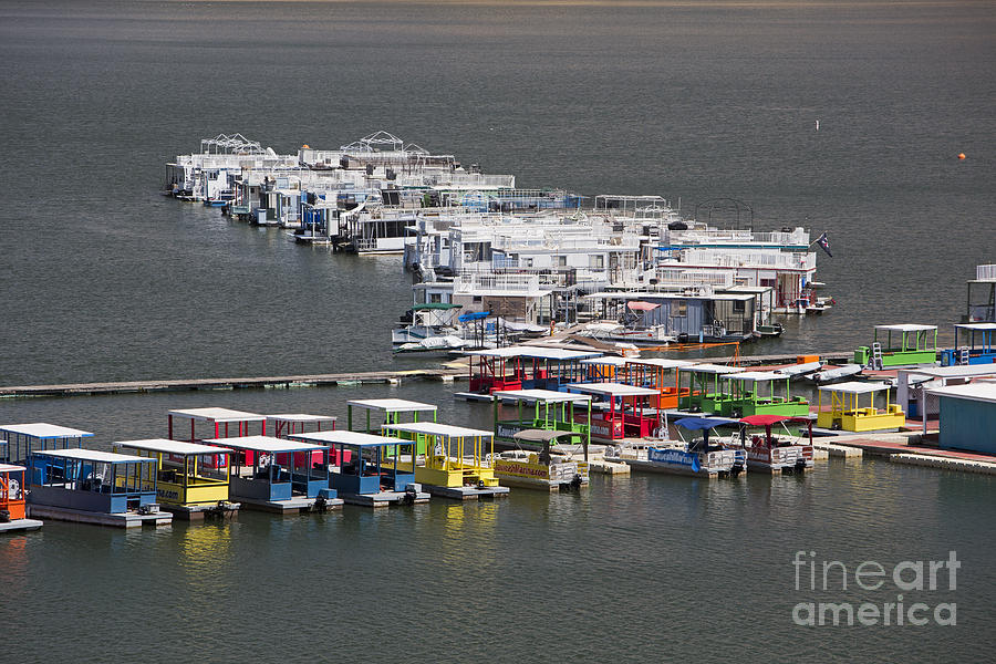 Houseboats Photograph by Jim West