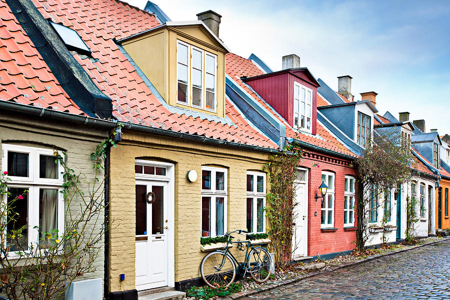 Houses in Aarhus Photograph by Xavierarnau