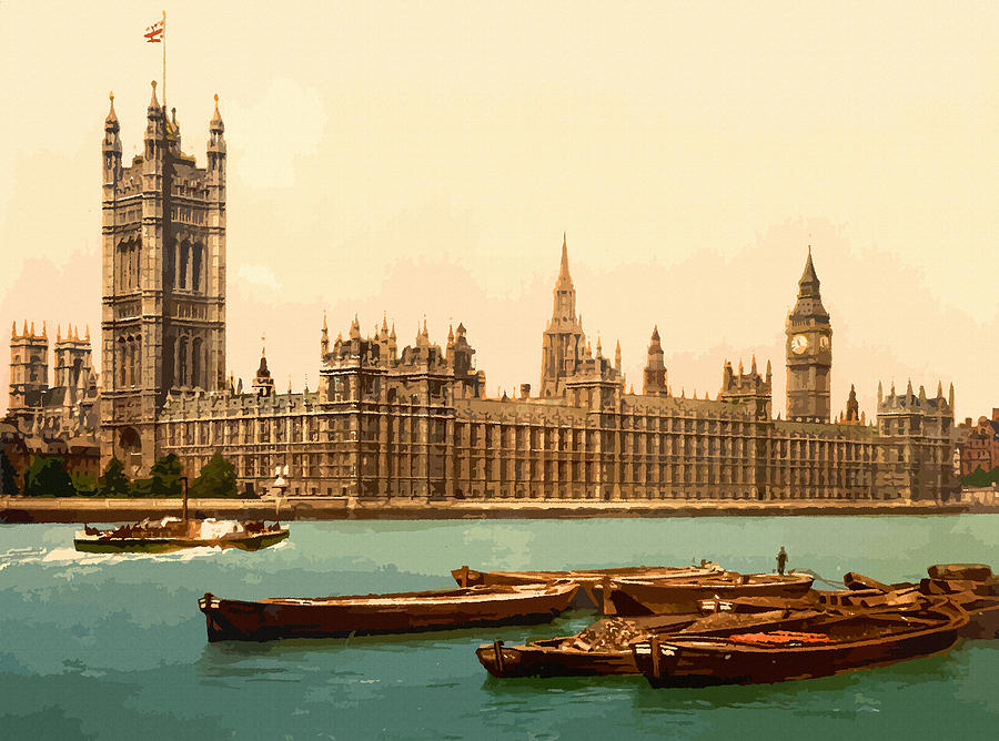 Houses Of Parliament London - England Digital Art By Don Kuing - Fine 