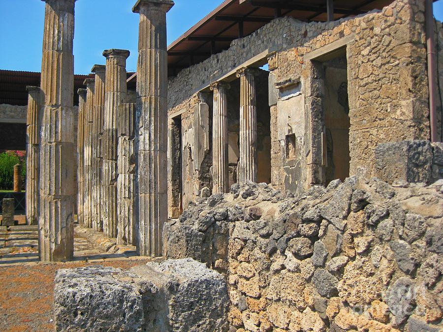 Architecture Photograph - Houses of Pompeii  by John Malone