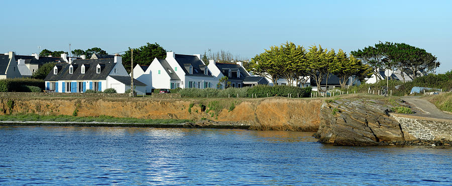 Houses On An Island, Locmaria, Groix Photograph by Panoramic Images ...