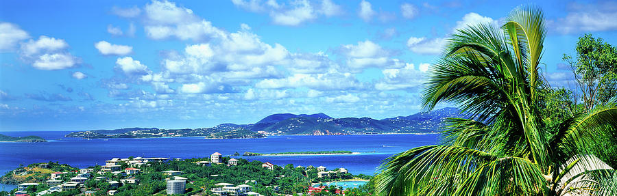 Houses On The Coast, St Thomas Photograph by Panoramic Images