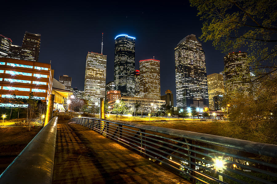 Houston Across the Bayou Photograph by David Morefield