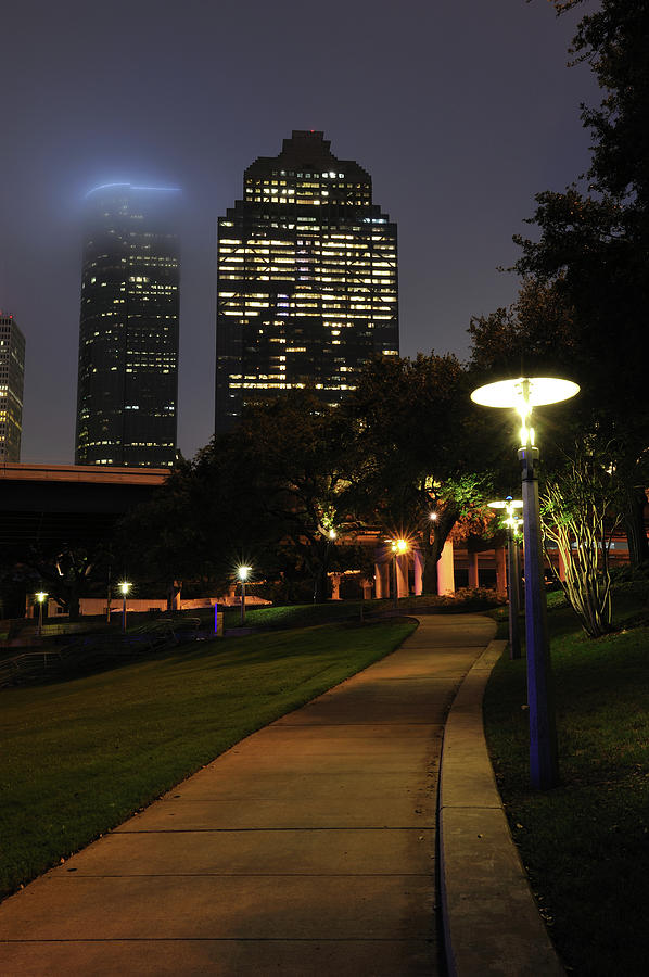 Houston And Buffalo Bayou Park Photograph by Aimintang