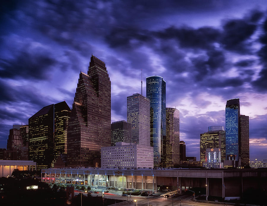 Houston at Twilight Photograph by Mountain Dreams