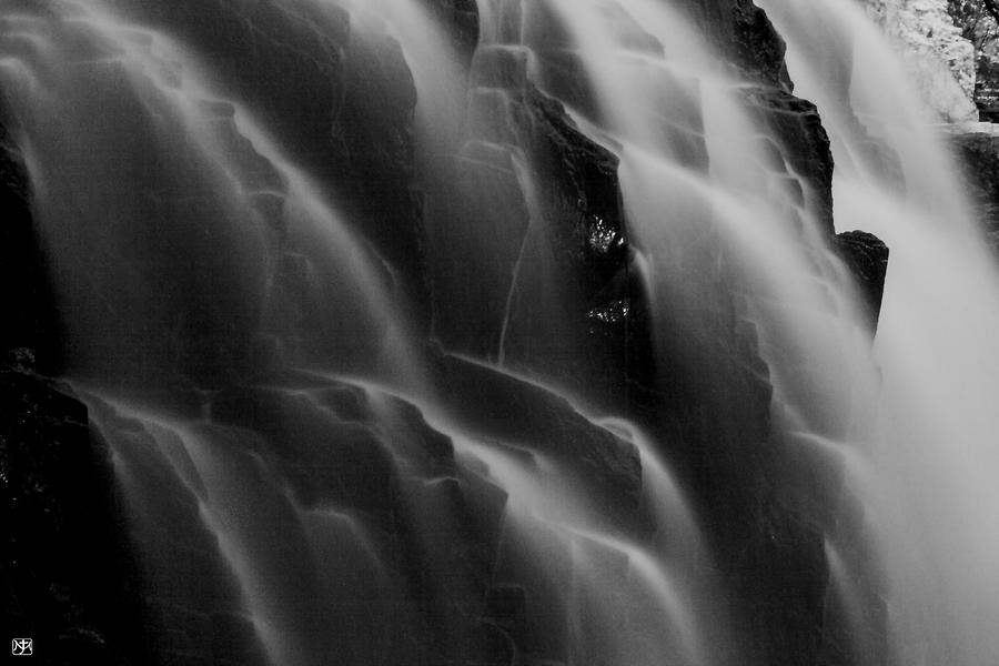 Houston Brook Falls Detail Photograph by John Meader