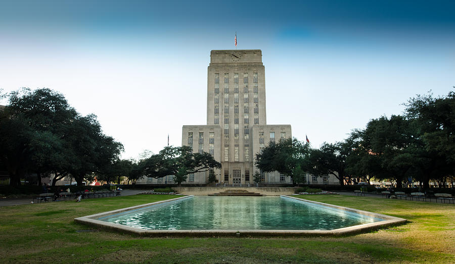 Houston Photograph - Houston City Hall by David Morefield