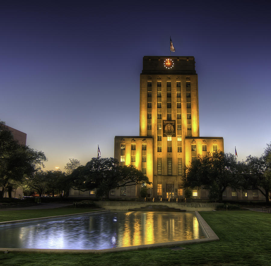 Houston City Hall Photograph by Tim Stanley