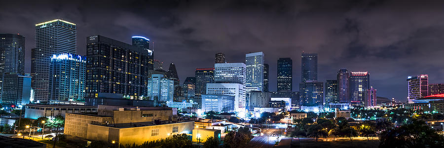 Houston City Lights Photograph by David Morefield