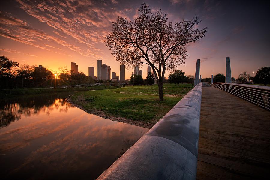 Houston Dawn Photograph by Chris Multop