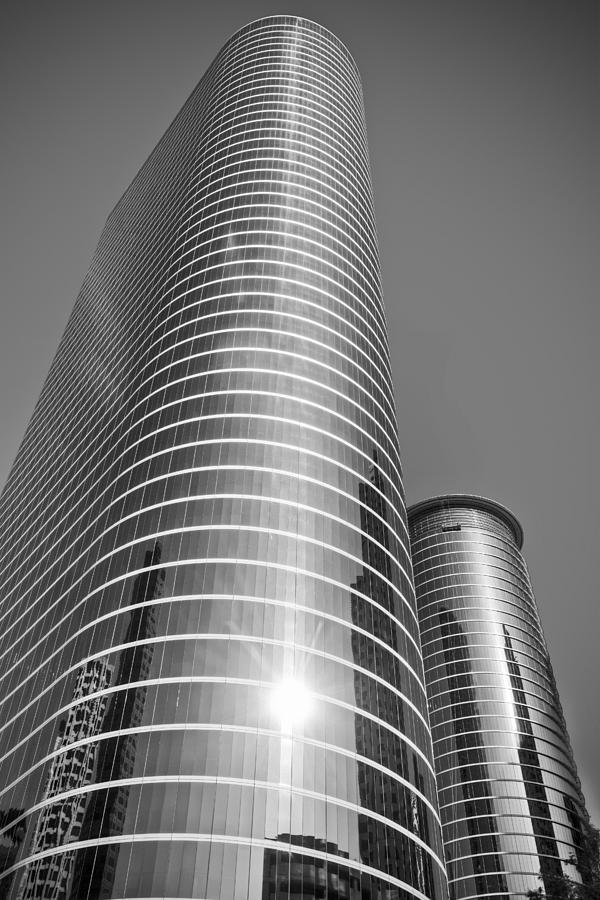 Houston Skyscraper Glass Facade Photograph by Ray Devlin