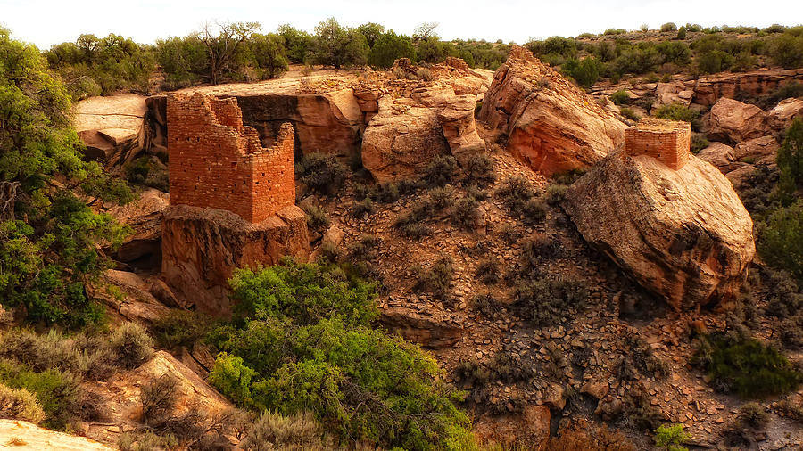 Hovenweep Dwelling Photograph by Ghostwinds Photography