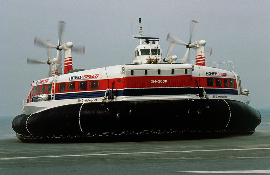 Hovercraft Preparing To Land Photograph by Martin Dohrn/science Photo ...