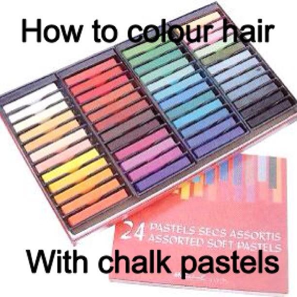 Love Photograph - How To Colour Hair With Chalk Pastel by Courtney Whetton