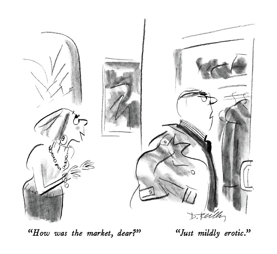 How Was The Market Drawing by Donald Reilly