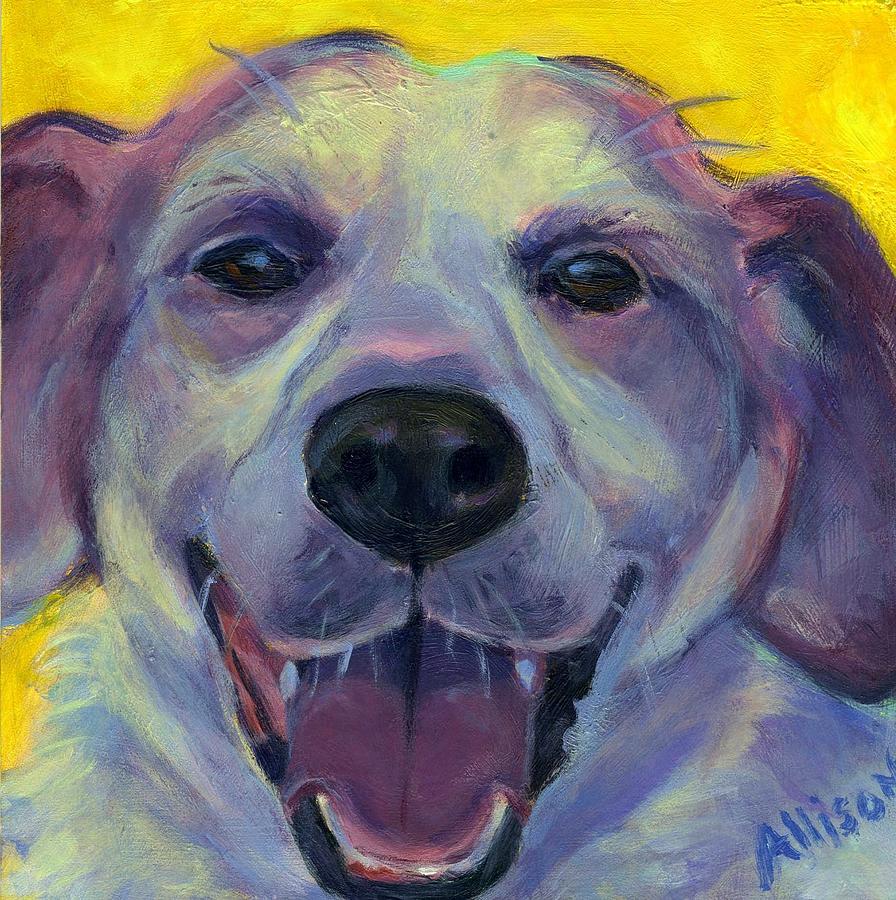 Dog Painting - Howdy by Stephanie Allison