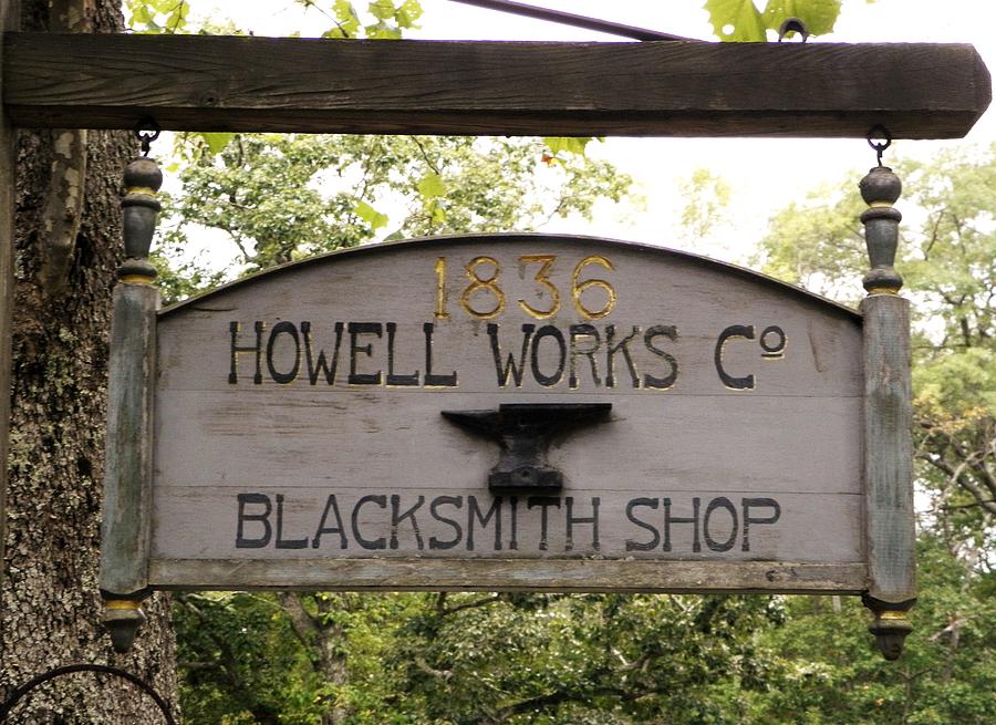 Howell Blacksmith Shop 1836 Photograph by John Williams