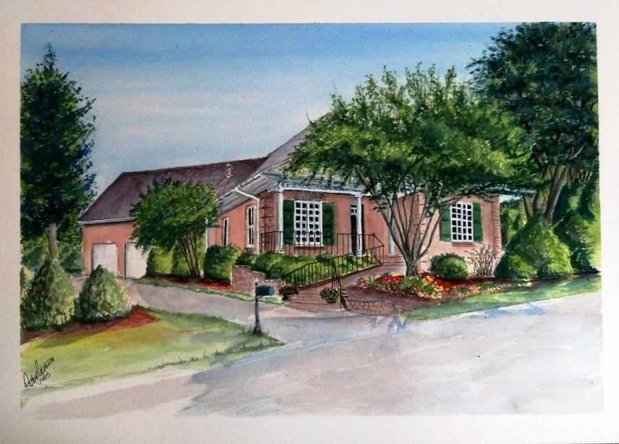 Howell House SOLD Painting by Richard Benson