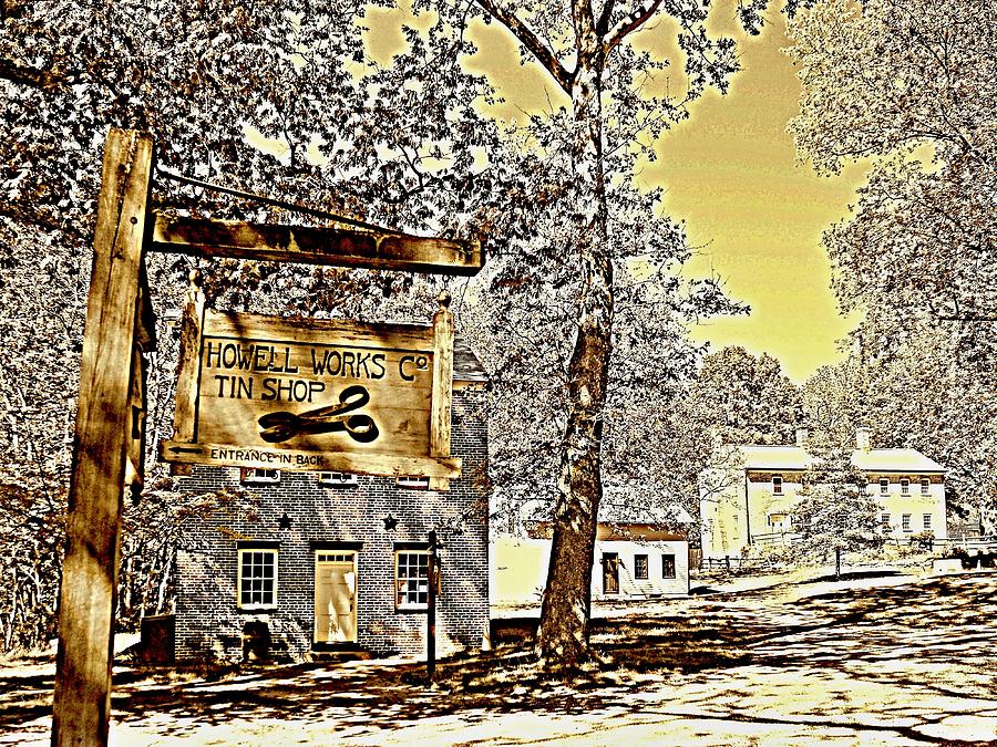 Allaire State Park Photograph - Howell Works Tin Shop by Rick Todaro