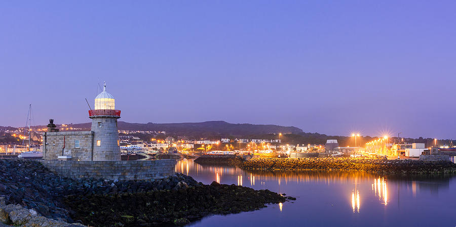 Howth Harbour Lighthouse Photograph by Semmick Photo