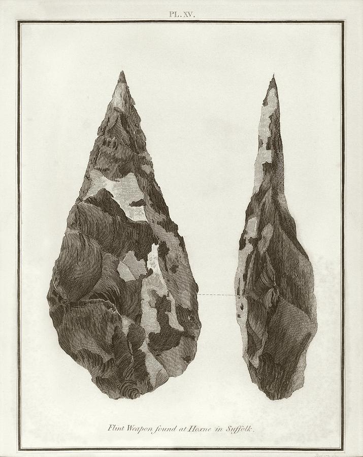Hoxne Handaxe Photograph by Middle Temple Library