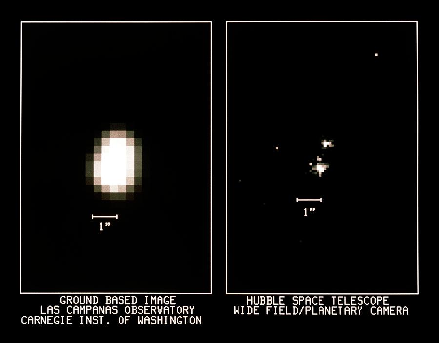 Hst & Ground Based Comparison Of Starfield Ngc188 by Science Photo Library