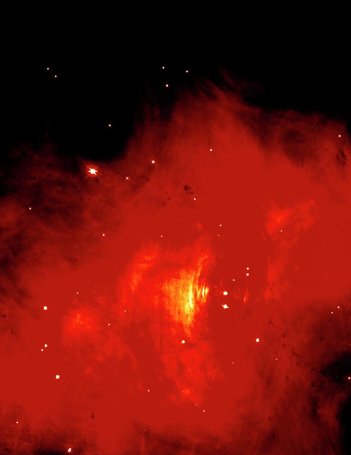 Hst Image Of The Centre Of The Crab Nebula Photograph By Nasaesastscijhester And Pscowen Asu 7584