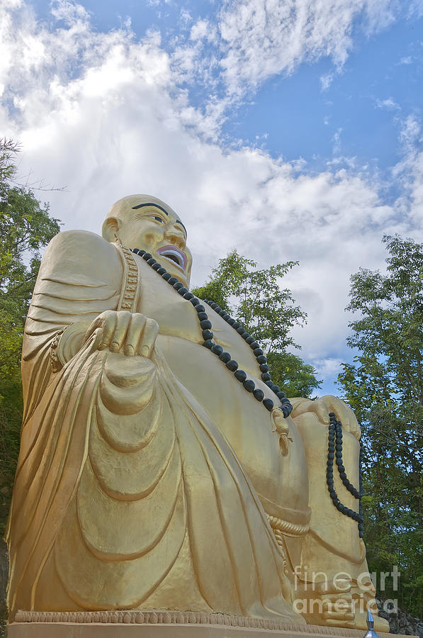 Hua Hin Sitting Buddha 02 Photograph by Antony McAulay