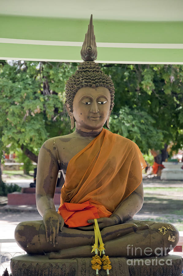 Hua Hin sitting Buddha Photograph by Antony McAulay