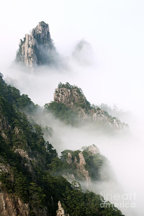 Huangshan Mountain Landscape Photograph by King Wu - Fine Art America