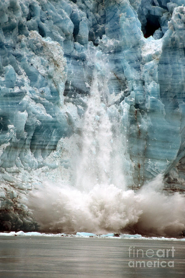 Hubbard Glacier 1986 Photograph by Mark Newman