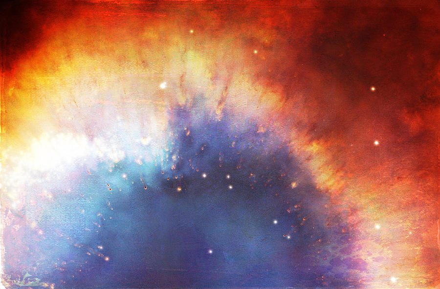 Hubble - Helix Nebula Comet - Like Filaments Photograph by Paulette B Wright