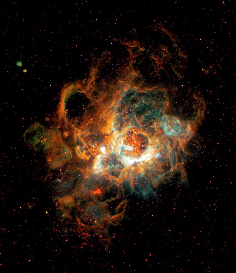 Hubble Space Telescope View Of Nebula Ngc 604 Photograph by Nasaesastscih.yang, U.illinois