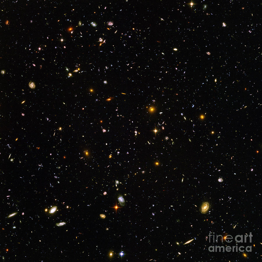 Hubble Ultra Deep Field Photograph by Rod Jones
