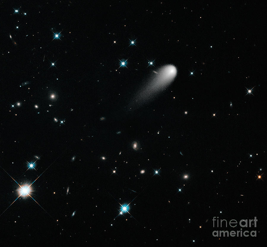 Hubble View Of Comet Ison Photograph by Science Source