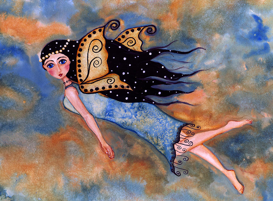 Hubbs Art Folk Prints Debi Hubbs Whimsical Children Fantasy Fairy ...