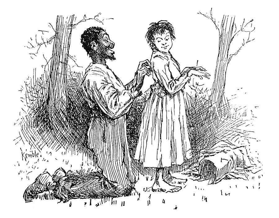 1885 Drawing - Huckleberry Finn, 1885 by Granger