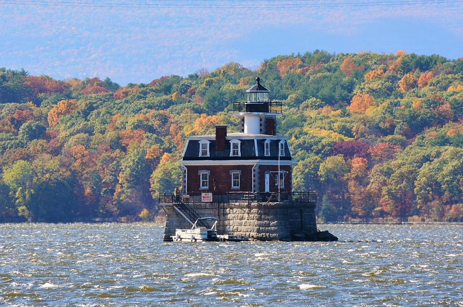 Hudson Athens Lighthouse Photograph by Judy Genovese