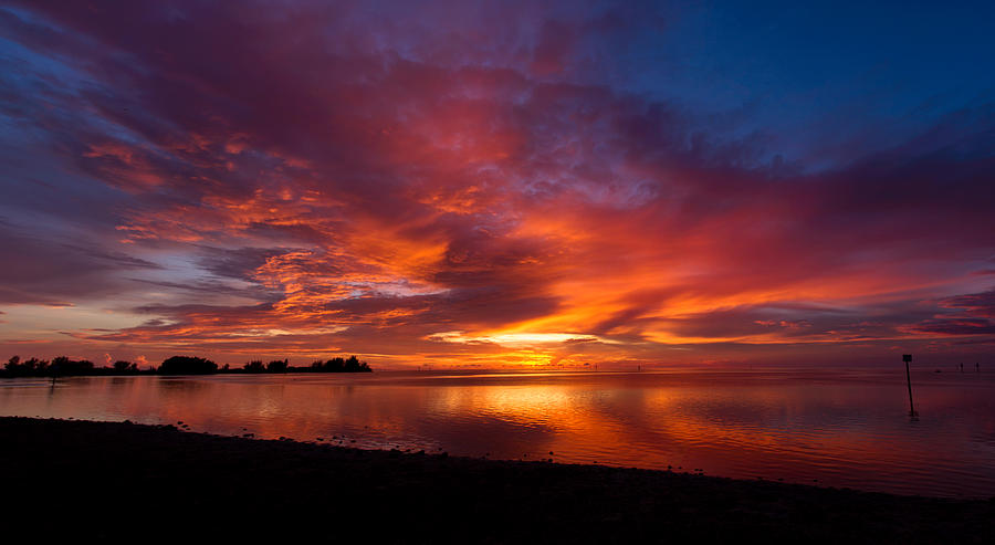 Hudson Beach Sunset Photograph by Karl Greeson - Pixels